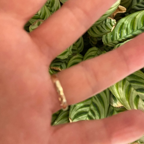 New Solid 14K Gold designer Nail Ring - Picture 9 of 16